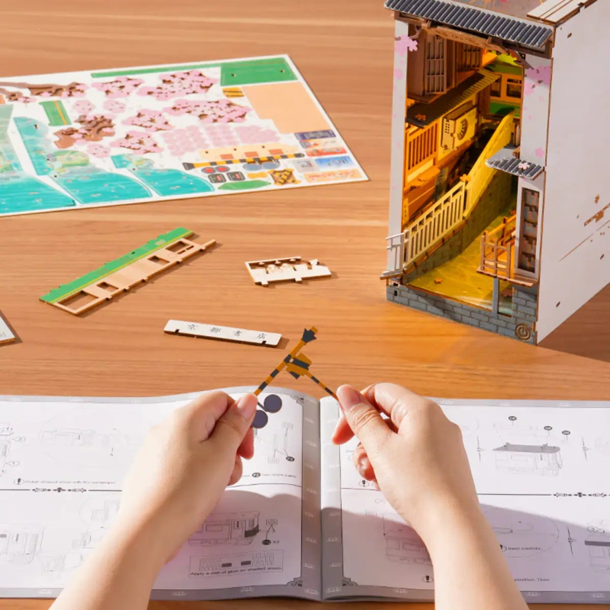 Sakura Densya DIY Book Nook Kit