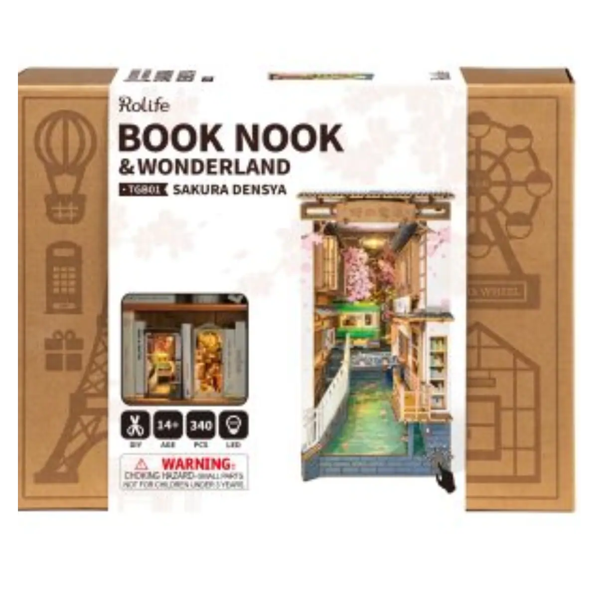 Sakura Densya DIY Book Nook Kit