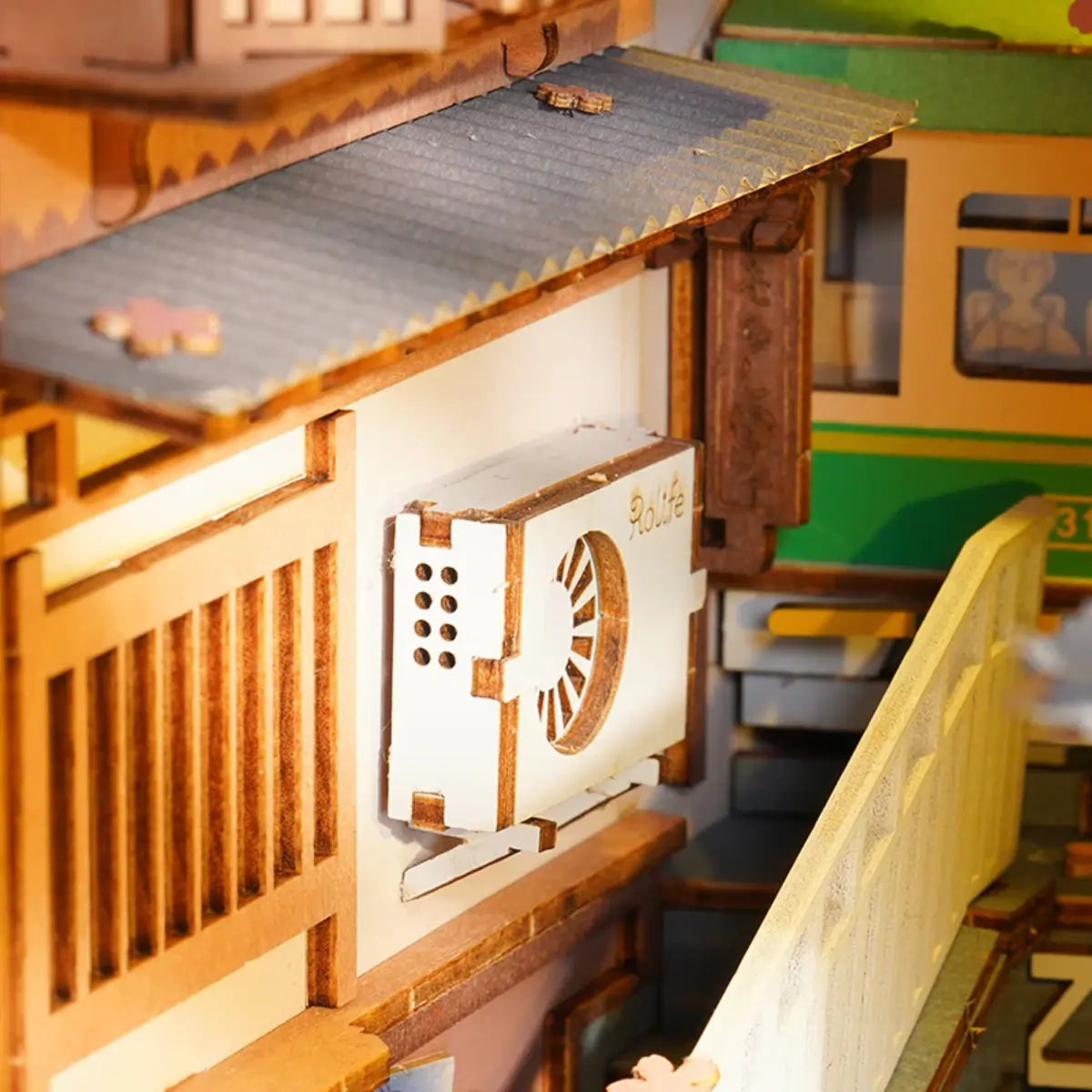 Sakura Densya DIY Book Nook Kit