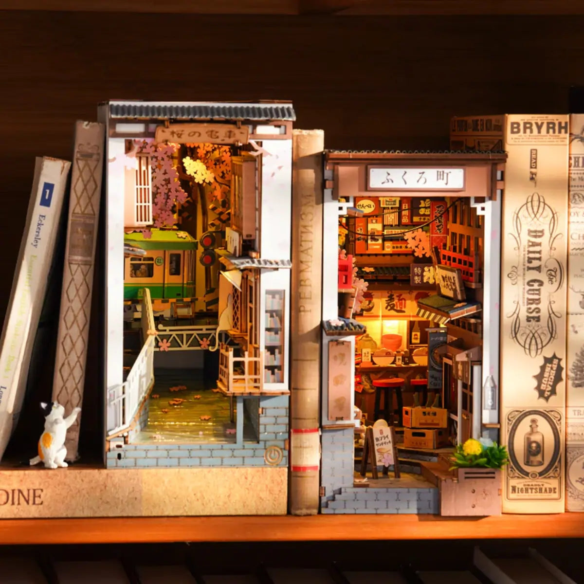 Sakura Densya DIY Book Nook Kit