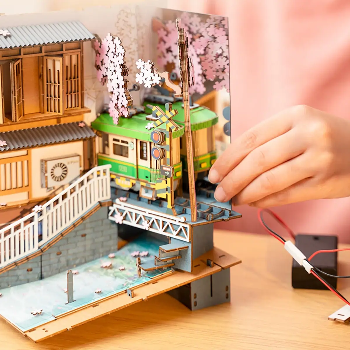 Sakura Densya DIY Book Nook Kit
