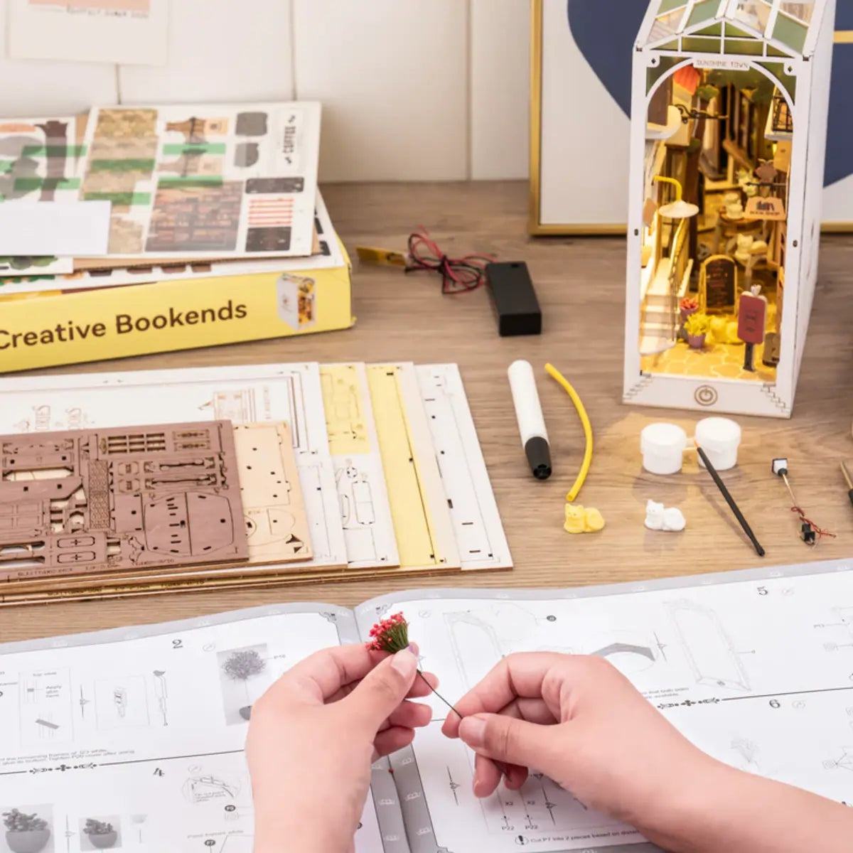 Sunshine Town DIY Book Nook Kit