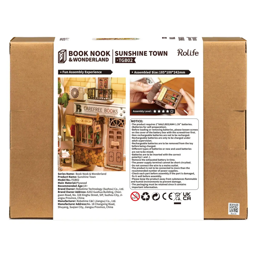 Sunshine Town DIY Book Nook Kit