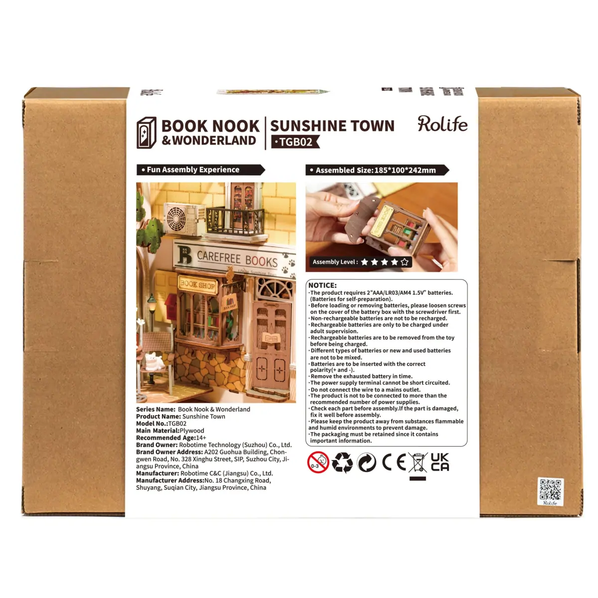 Sunshine Town DIY Book Nook Kit