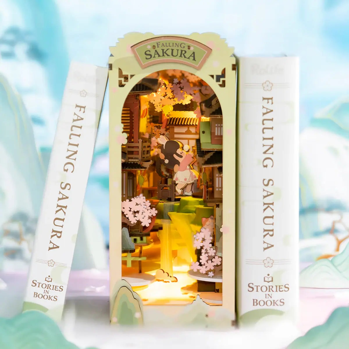 Falling Sakura DIY Book Nook Kit