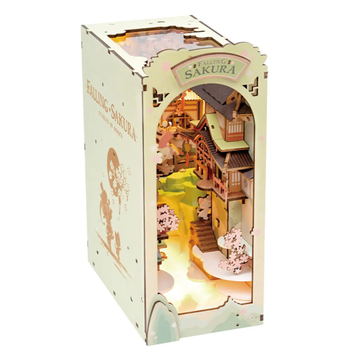 Falling Sakura DIY Book Nook Kit