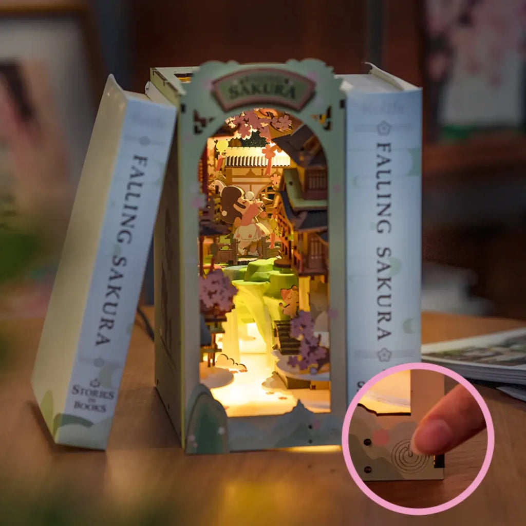 Falling Sakura DIY Book Nook Kit
