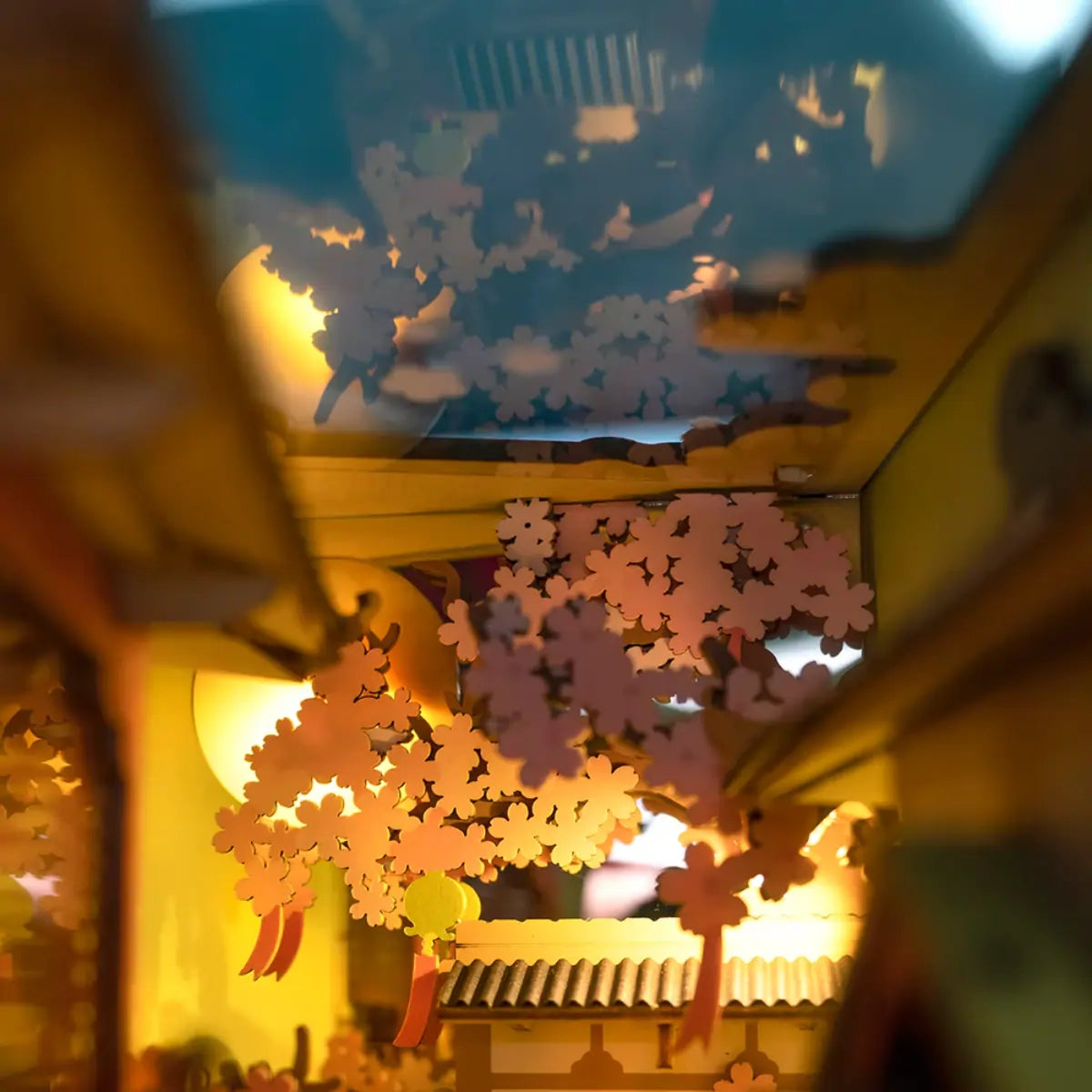 Falling Sakura DIY Book Nook Kit
