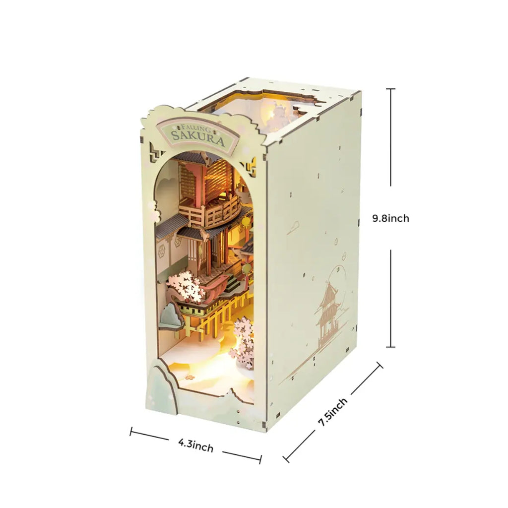 Falling Sakura DIY Book Nook Kit