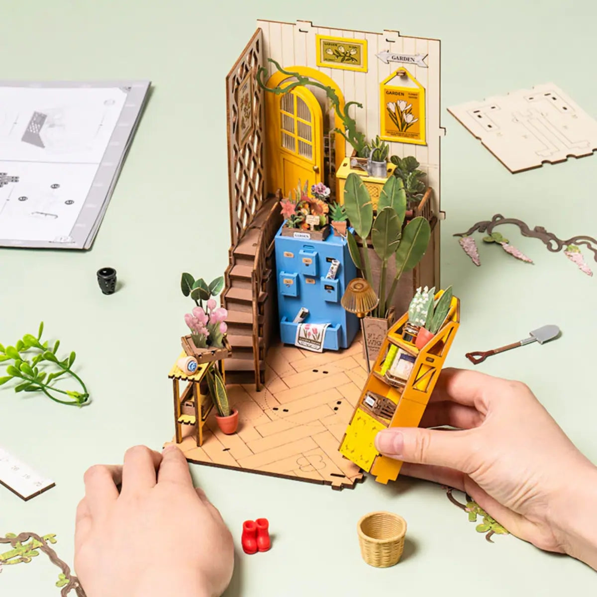 Garden House DIY Book Nook Kit