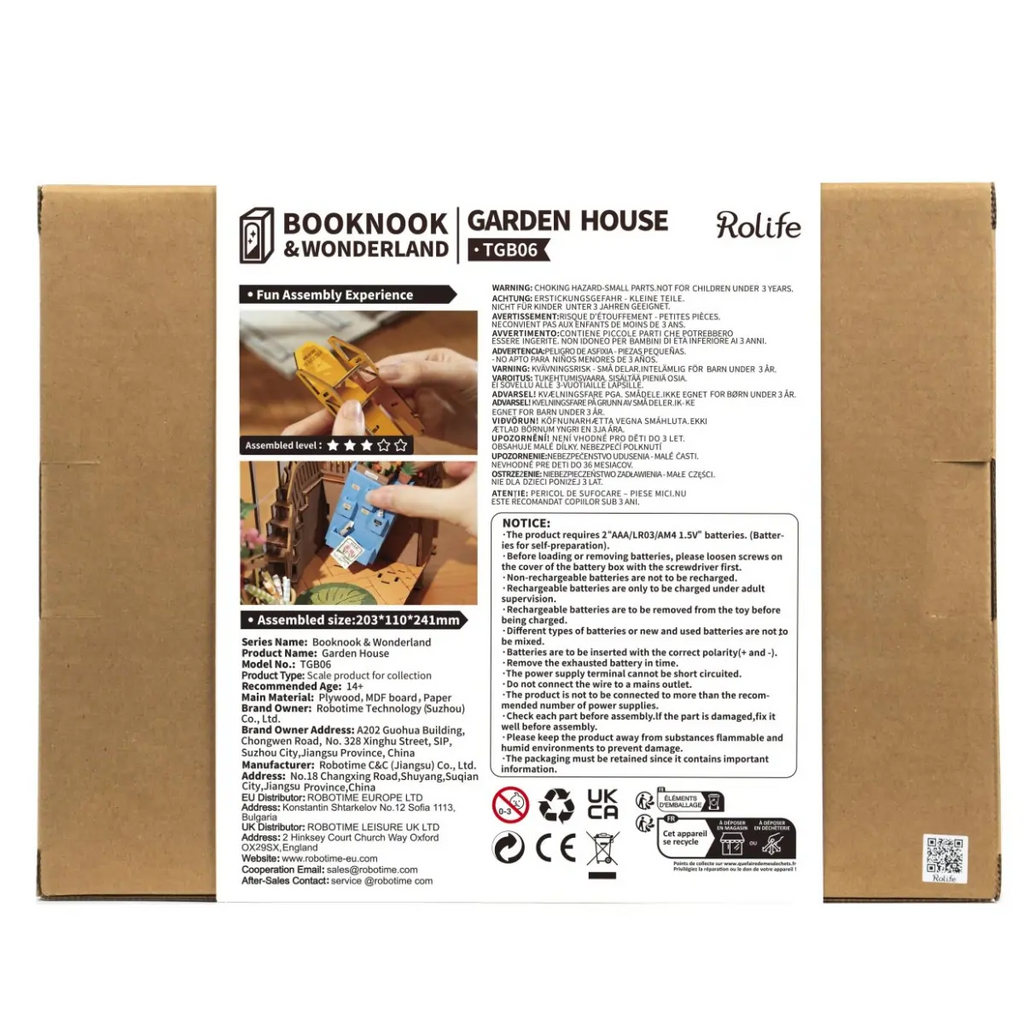 Garden House DIY Book Nook Kit
