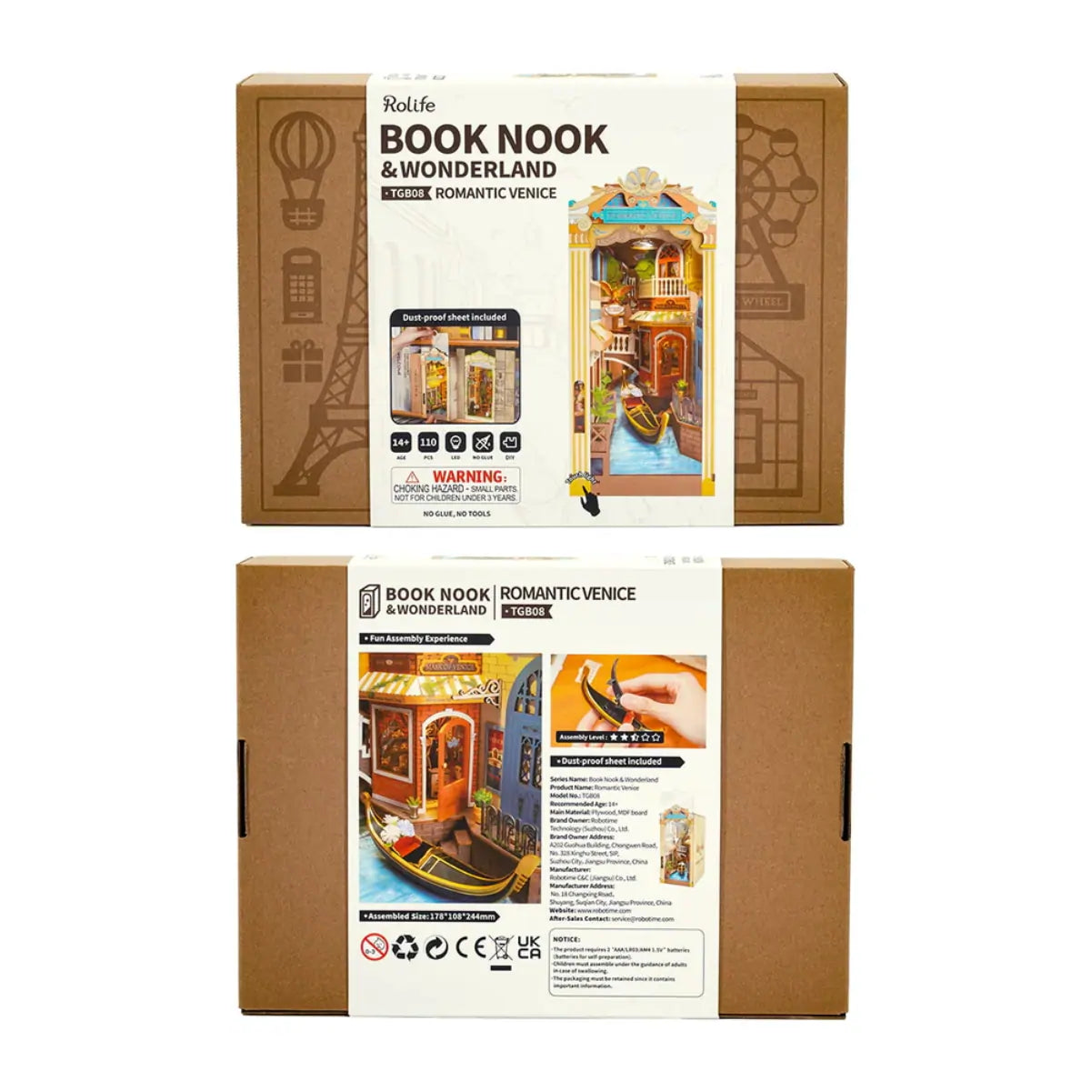 Romantic Venice DIY Book Nook Kit