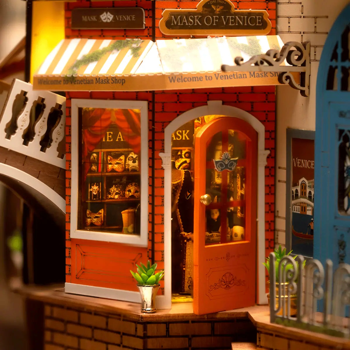 Romantic Venice DIY Book Nook Kit