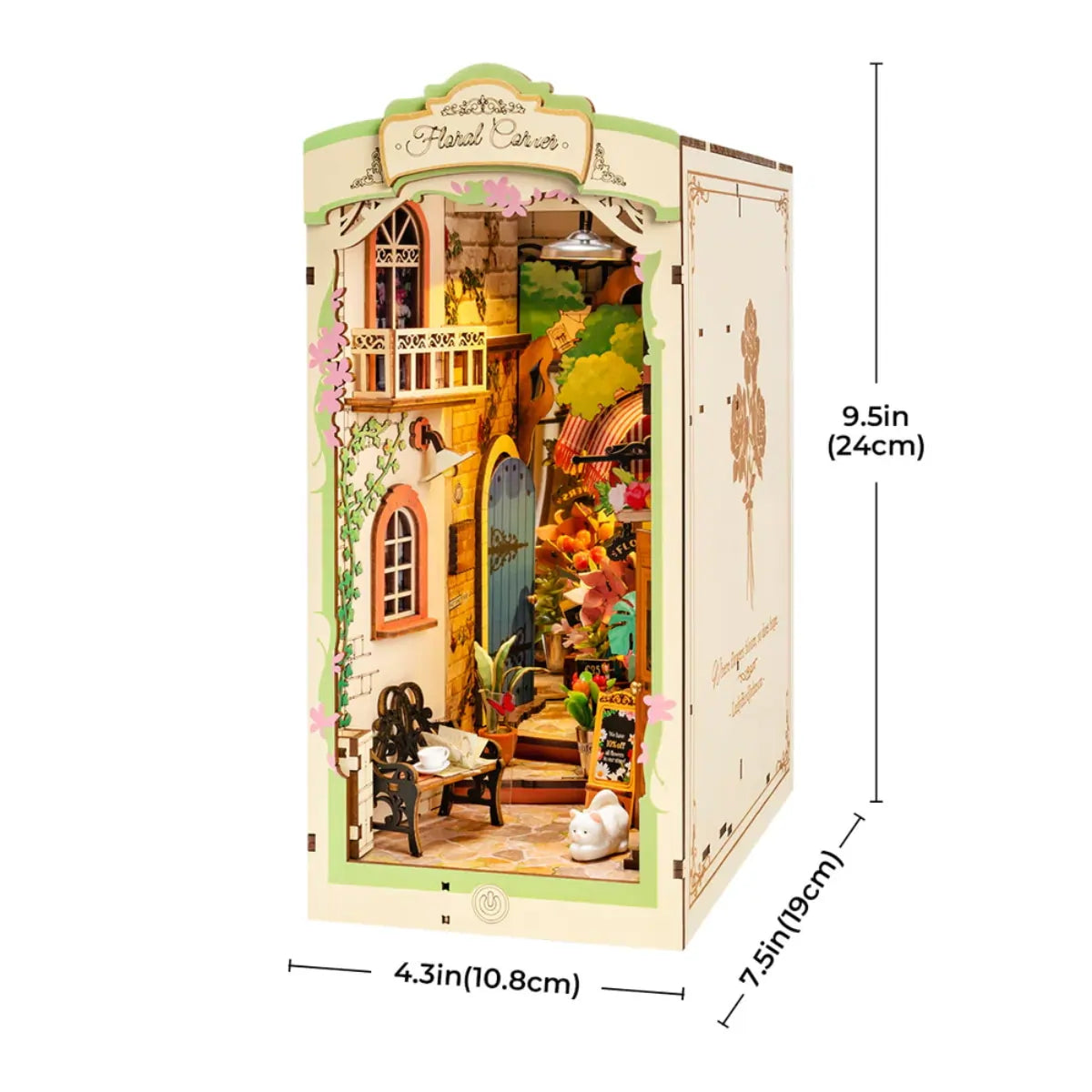 Floral Corner DIY Book Nook Kit
