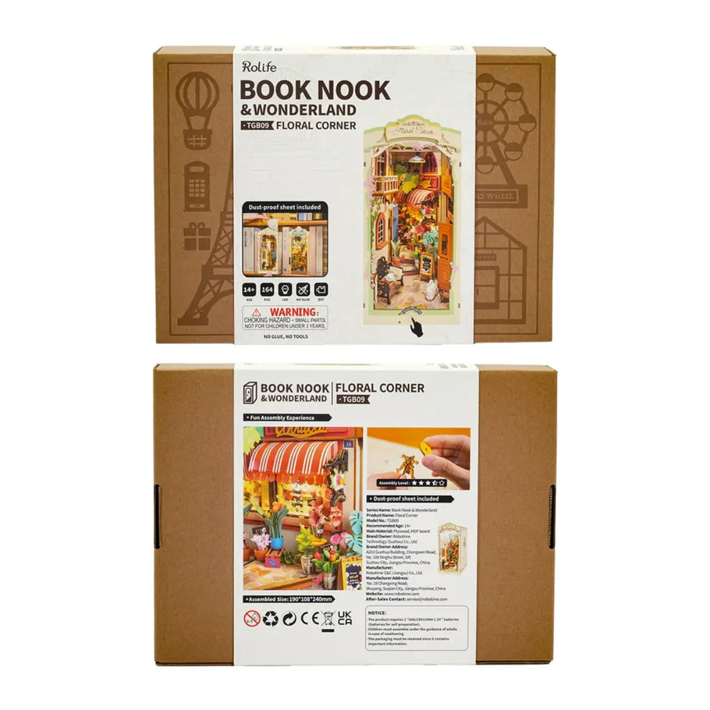Floral Corner DIY Book Nook Kit