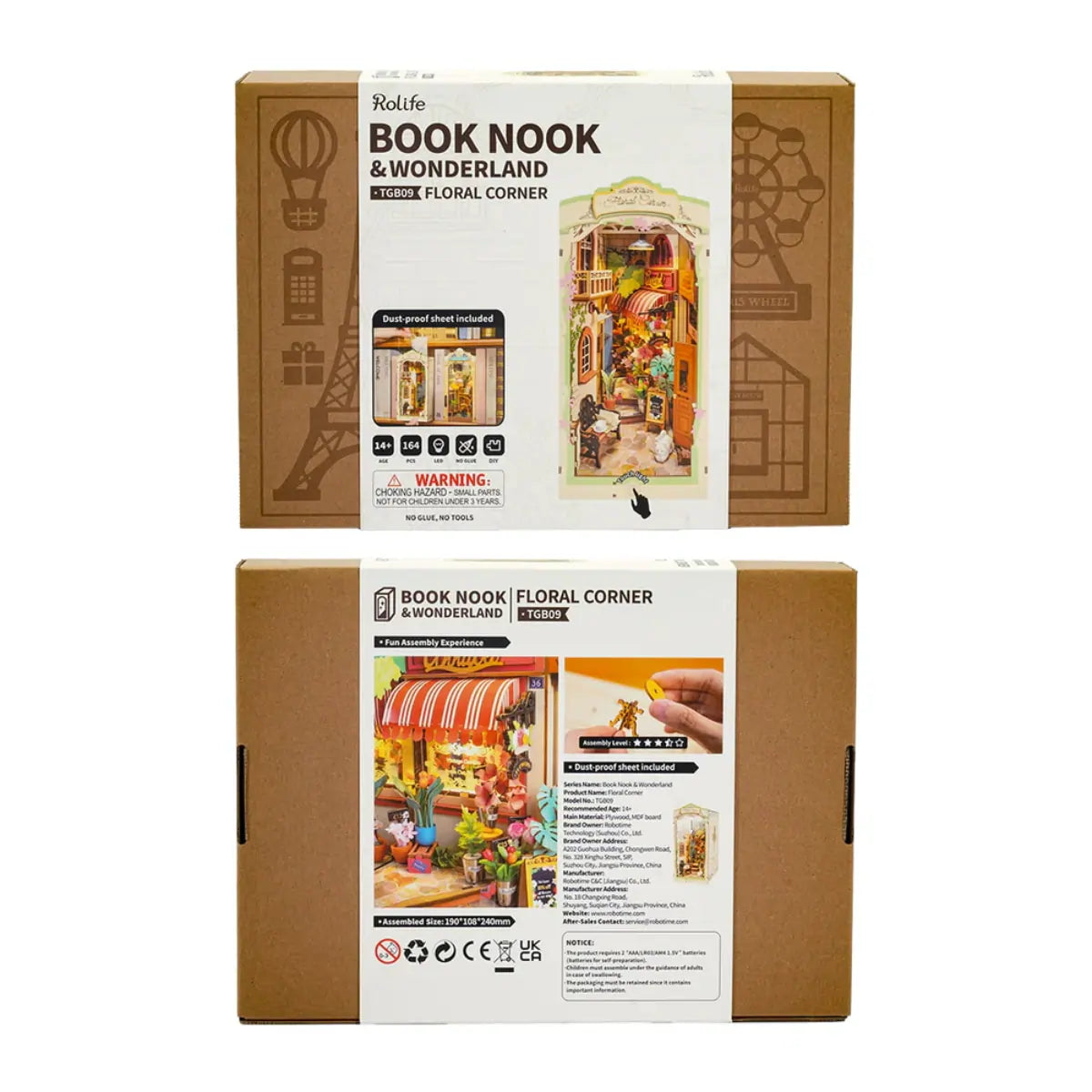 Floral Corner DIY Book Nook Kit