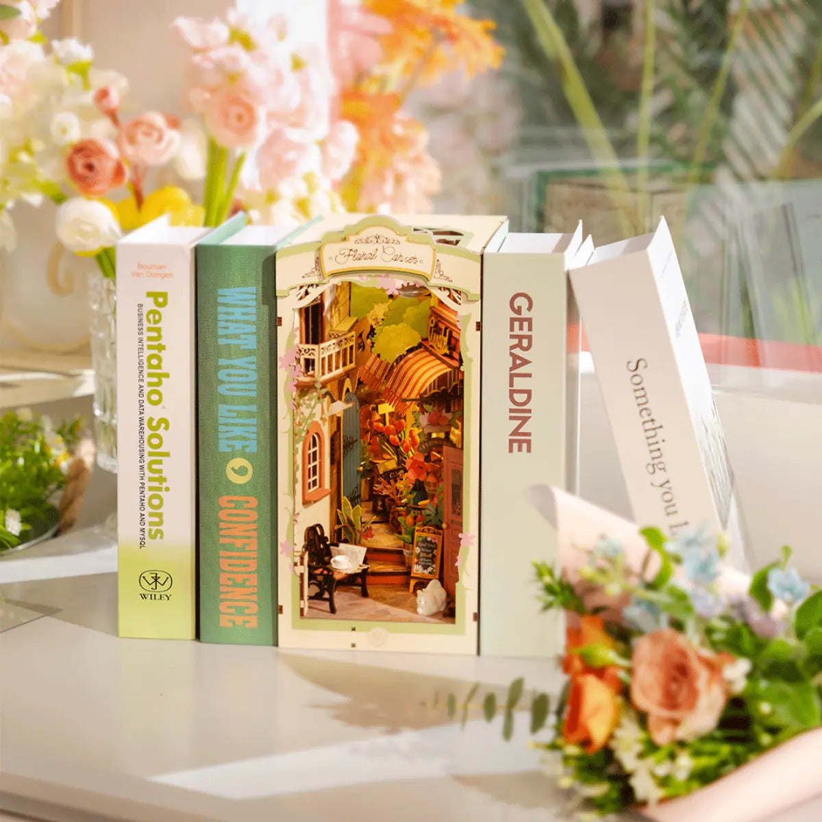 Floral Corner DIY Book Nook Kit