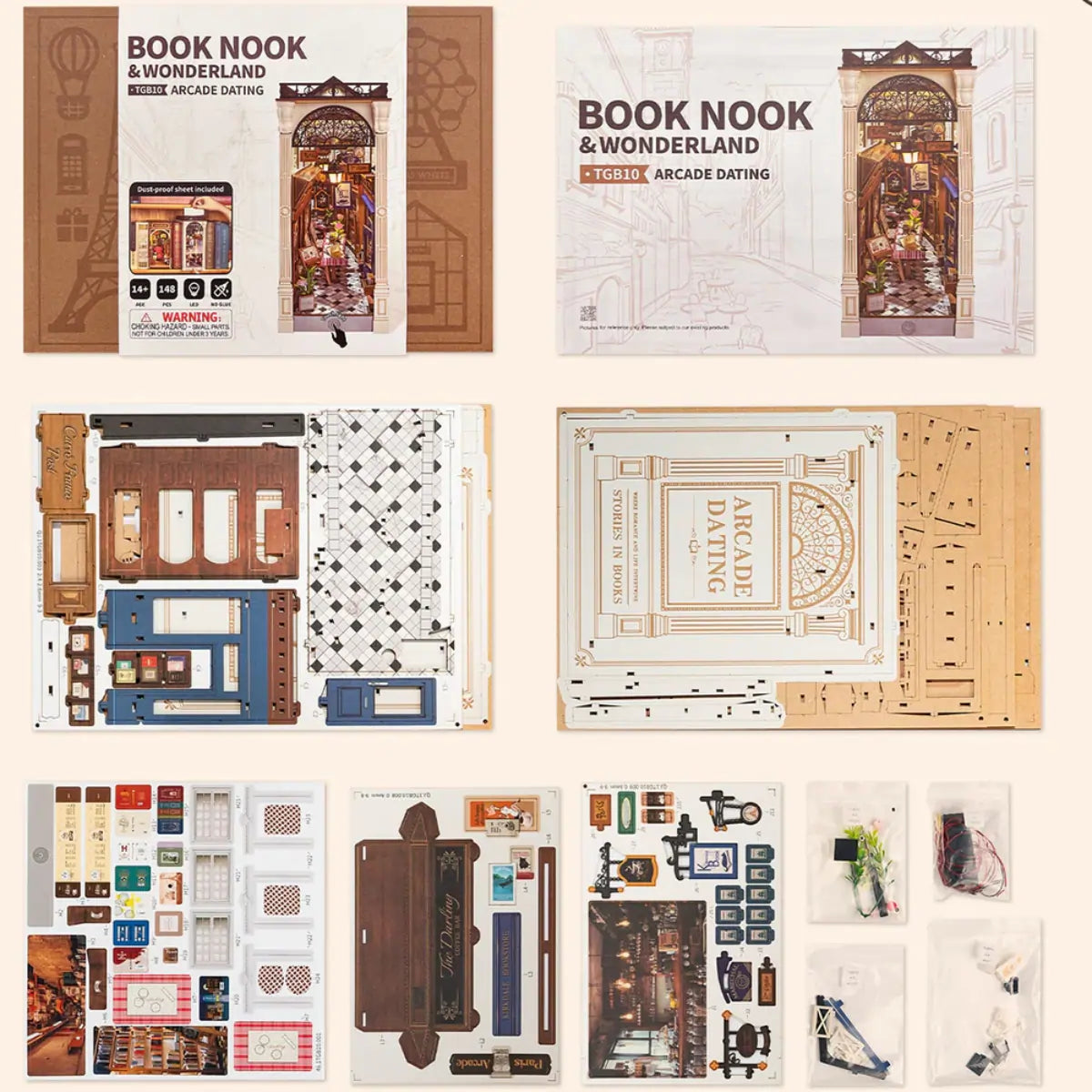 Arcade Dating DIY Book Nook Kit