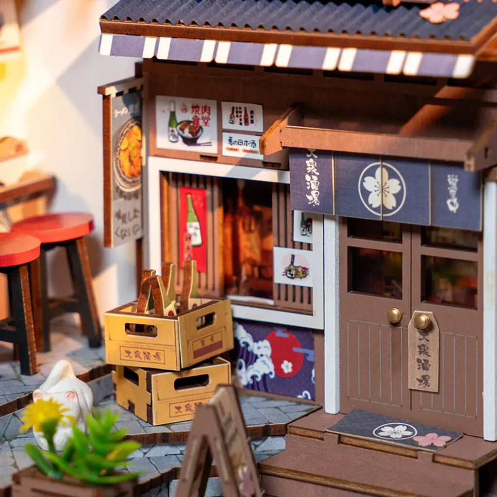 Sakura Wine Alley DIY Book Nook Kit