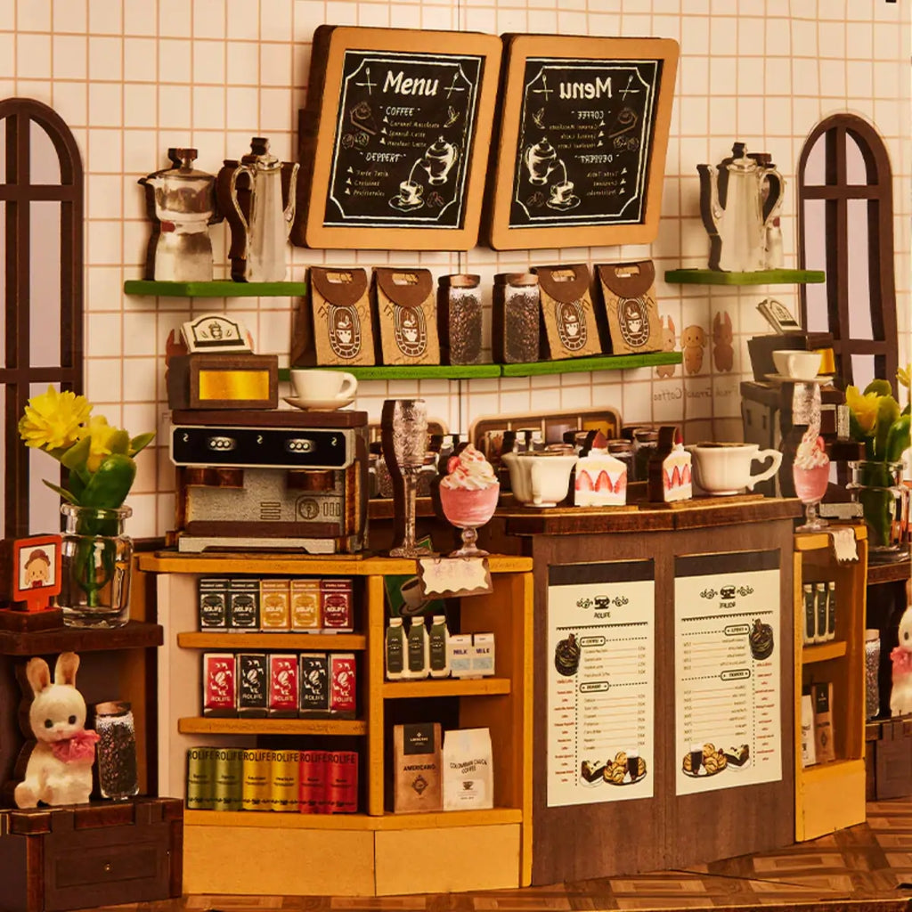 Holiday Cafe DIY Book Nook Kit
