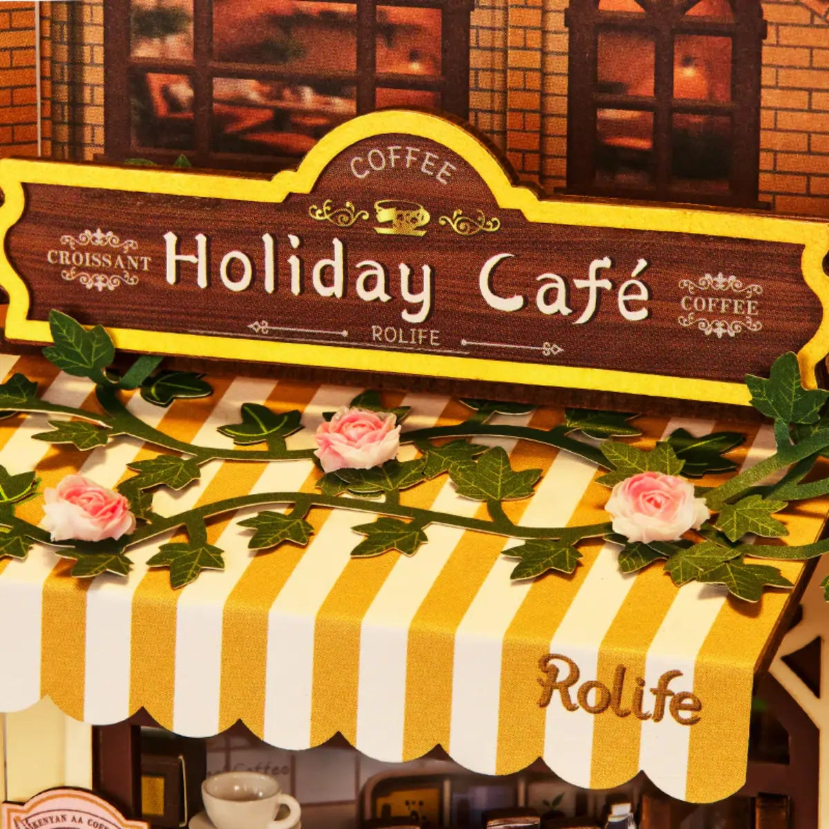 Holiday Cafe DIY Book Nook Kit