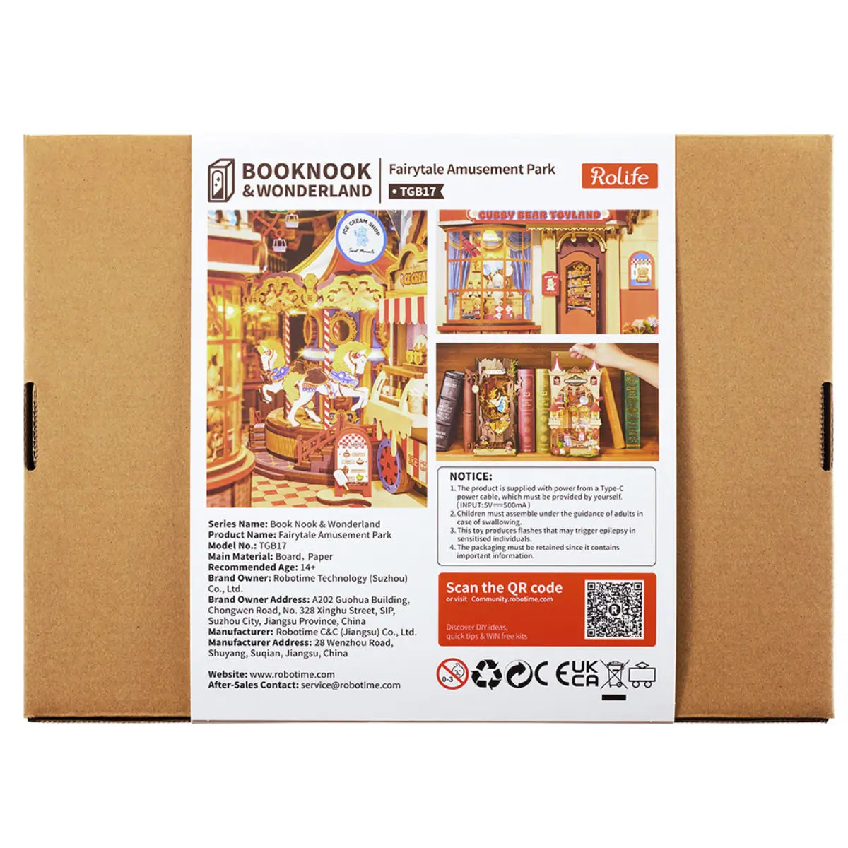 Fairytale Amusement Park DIY Book Nook Kit