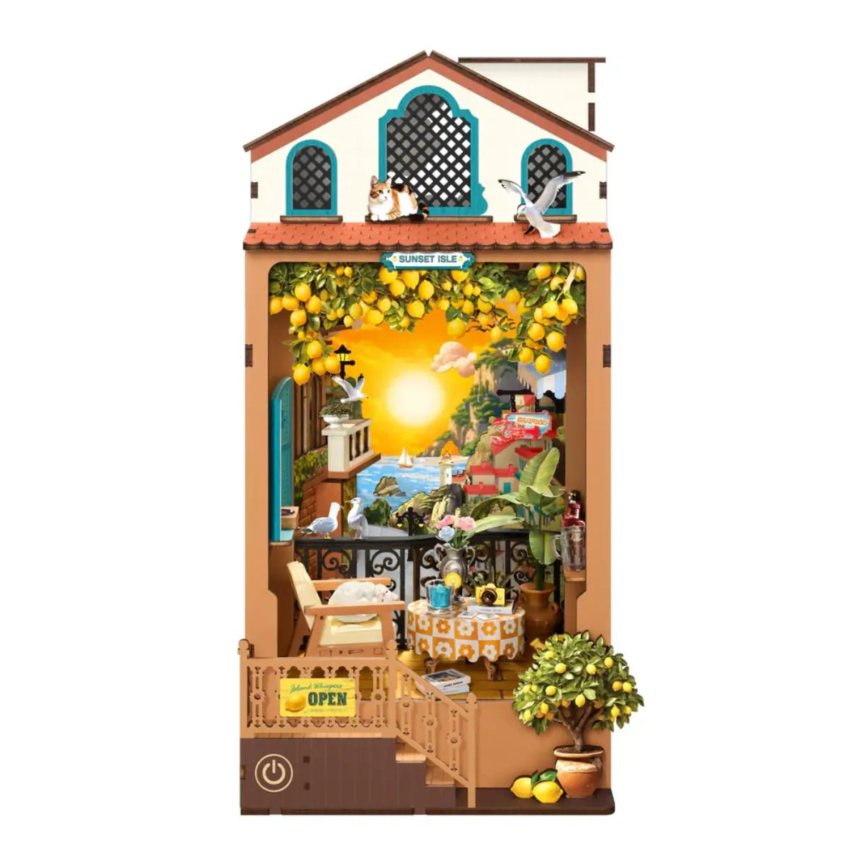 Sunset Isle DIY Book Nook Kit