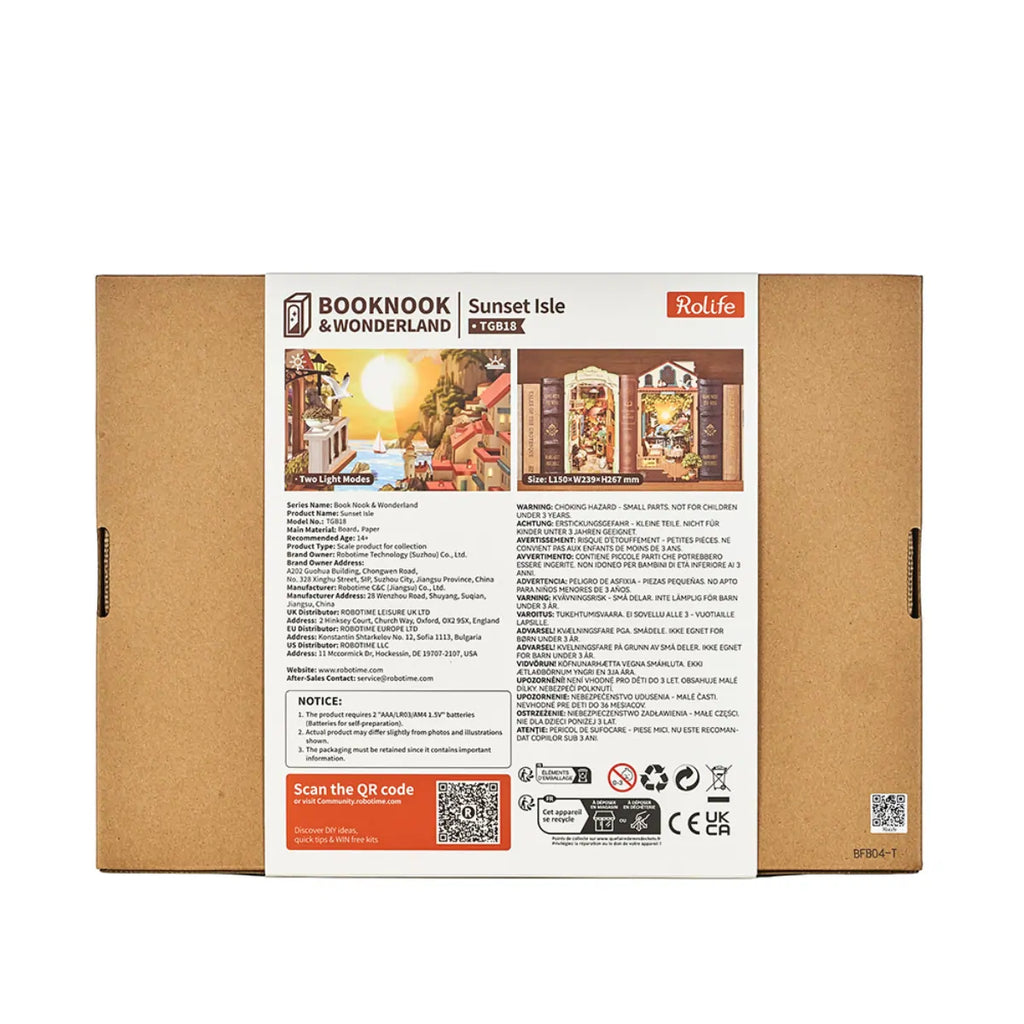 Sunset Isle DIY Book Nook Kit