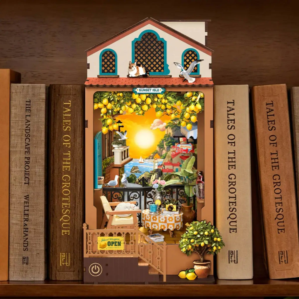 Sunset Isle DIY Book Nook Kit