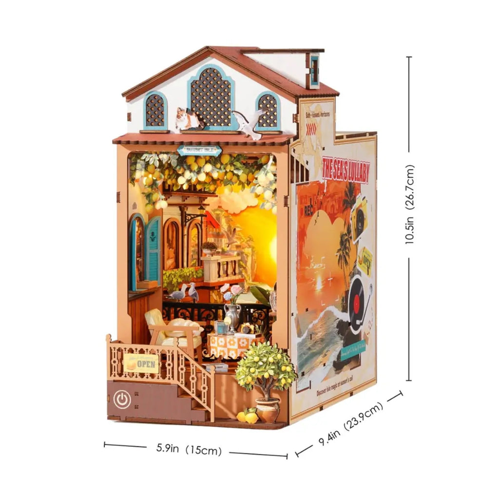Sunset Isle DIY Book Nook Kit