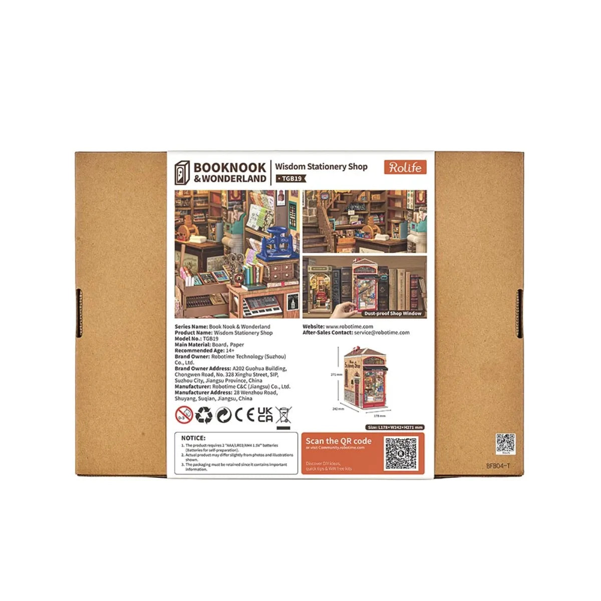 Wisdom Stationery Shop DIY Book Nook Kit