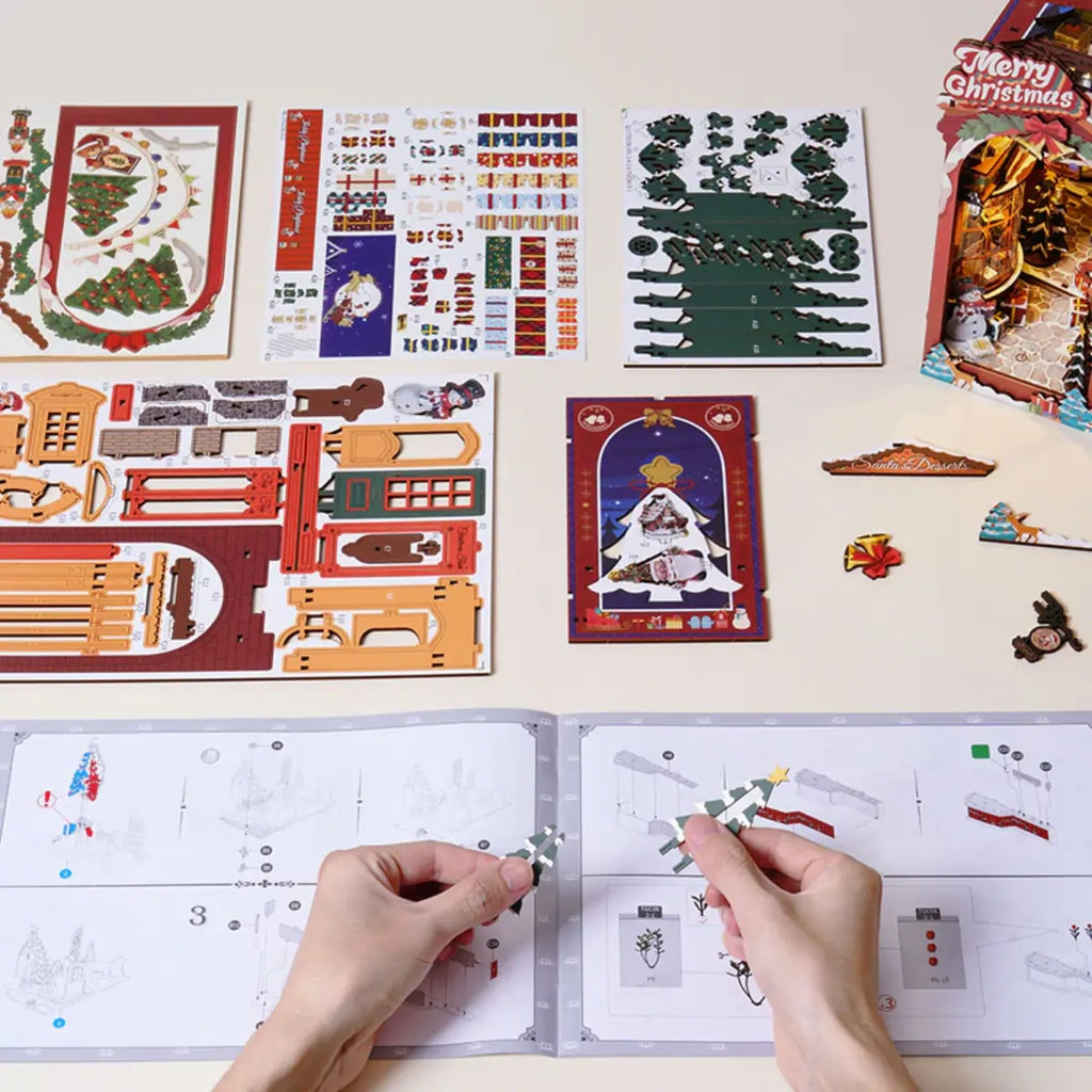 Christmas Street DIY Book Nook Kit