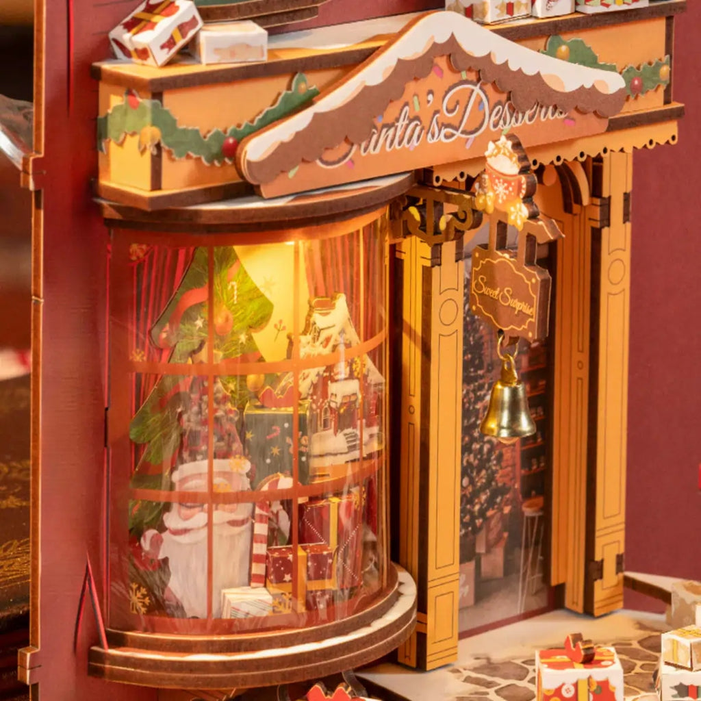 Christmas Street DIY Book Nook Kit