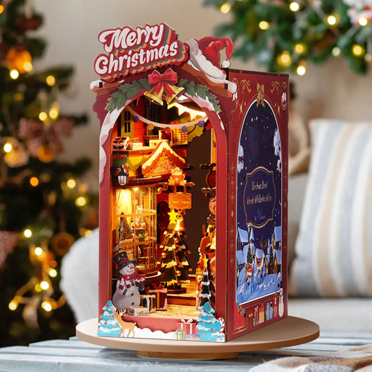 Christmas Street DIY Book Nook Kit