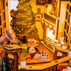 Christmas Indoor Scene DIY Book Nook Kit