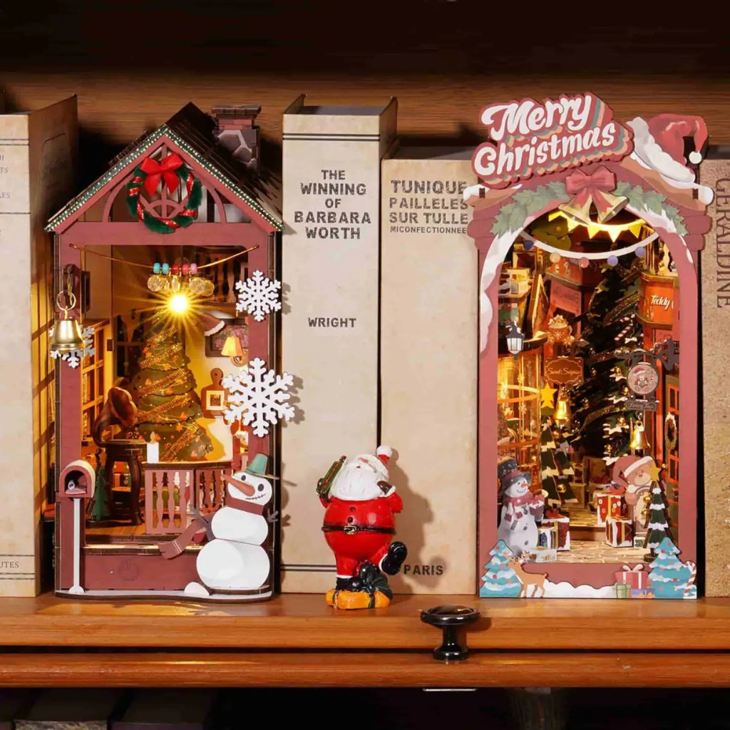 Christmas Indoor Scene DIY Book Nook Kit