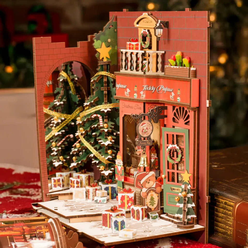 Christmas Indoor Scene DIY Book Nook Kit