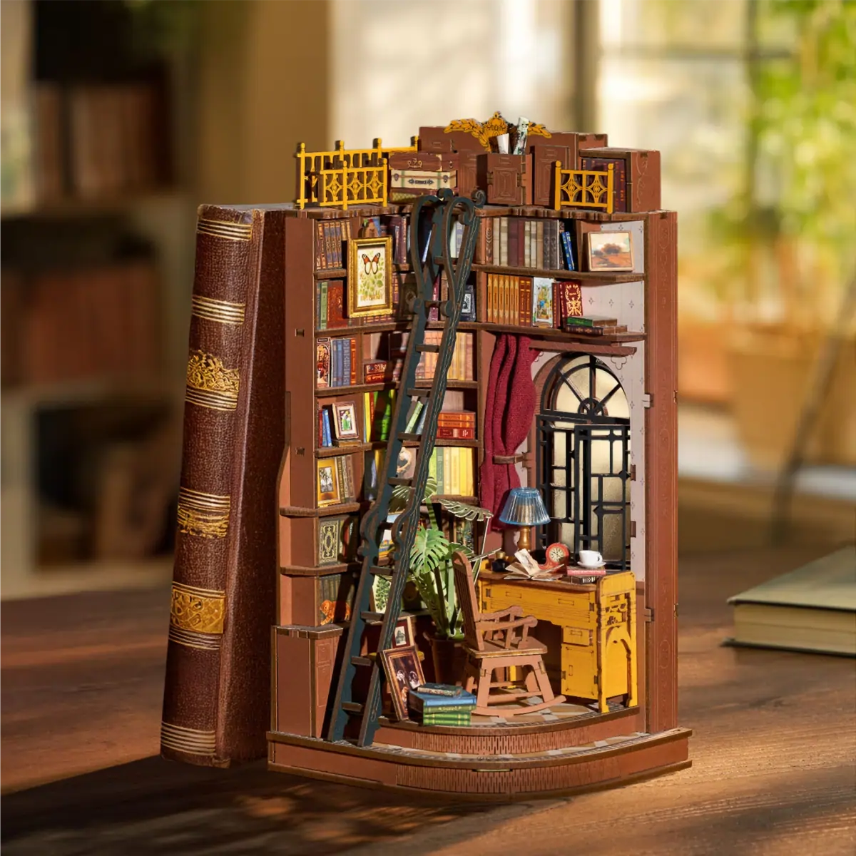 Silent Corner Study DIY Book Nook Kit