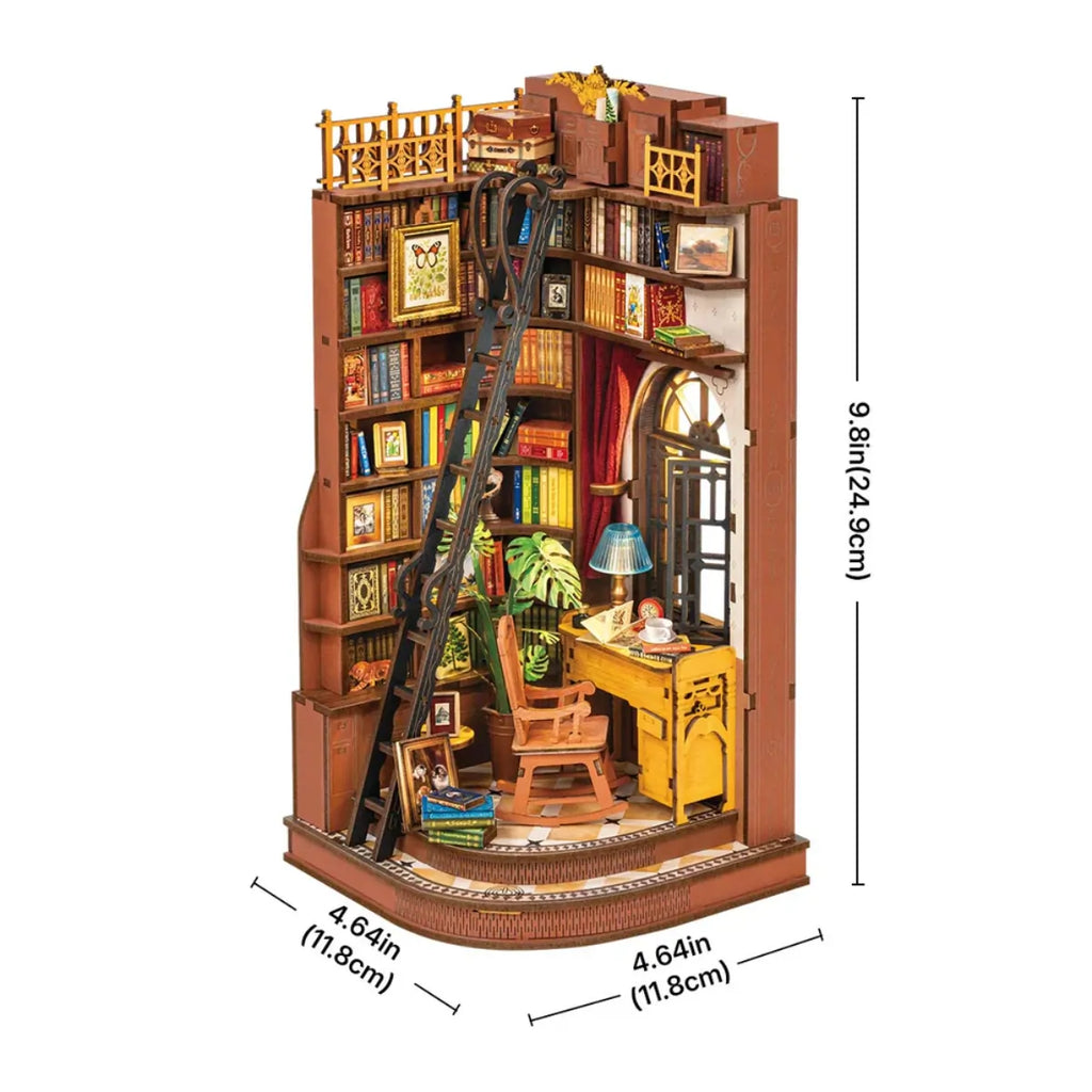 Silent Corner Study DIY Book Nook Kit