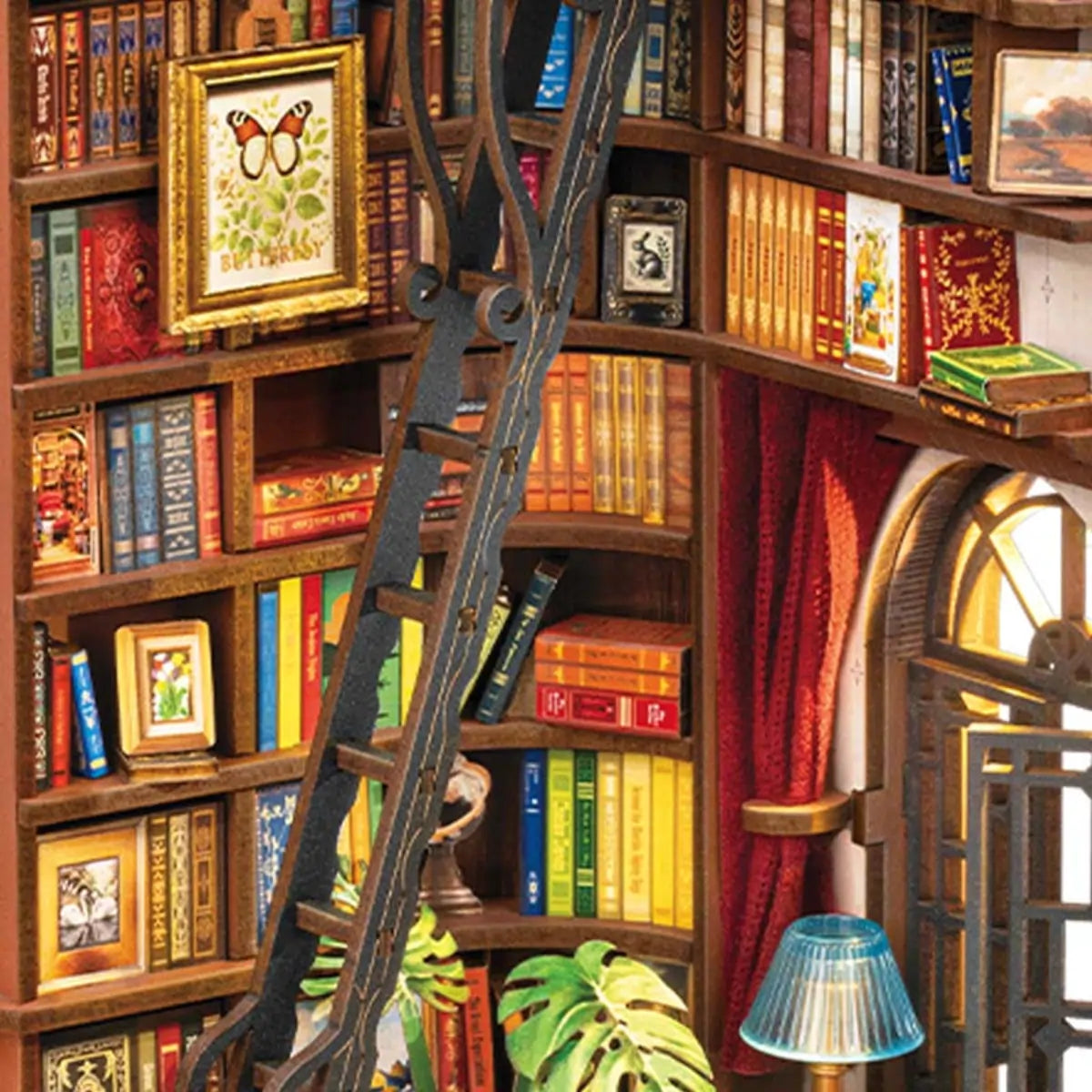 Silent Corner Study DIY Book Nook Kit