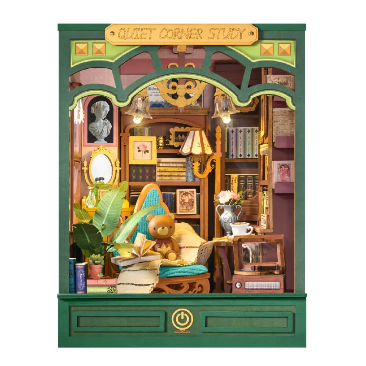 Quiet Corner Study DIY Book Nook Kit