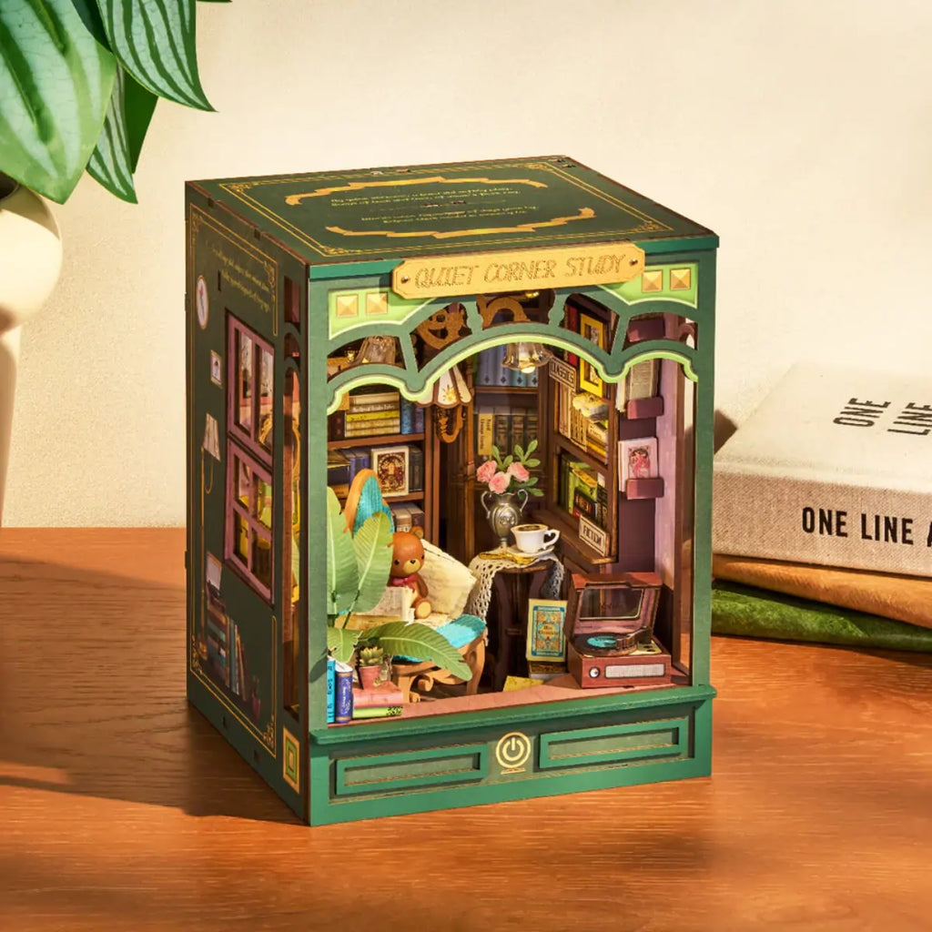 Quiet Corner Study DIY Book Nook Kit
