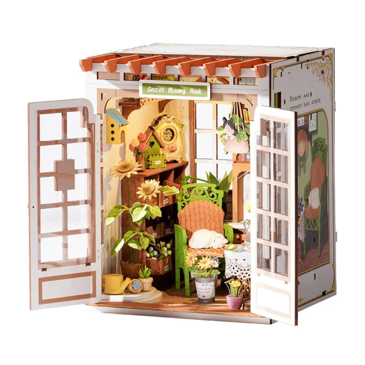 Secret Bloomy Nook DIY Book Nook Kit
