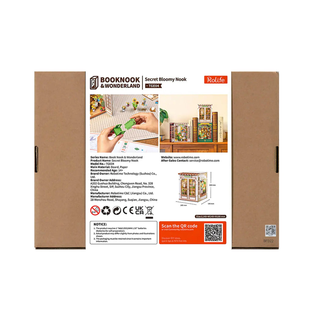 Secret Bloomy Nook DIY Book Nook Kit