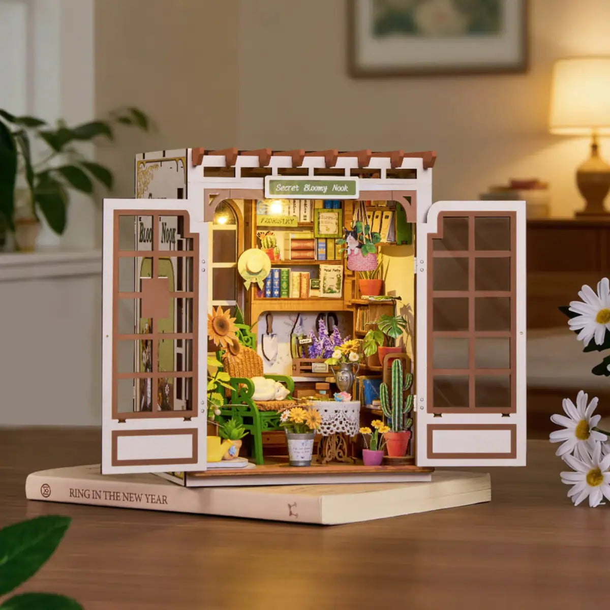 Secret Bloomy Nook DIY Book Nook Kit
