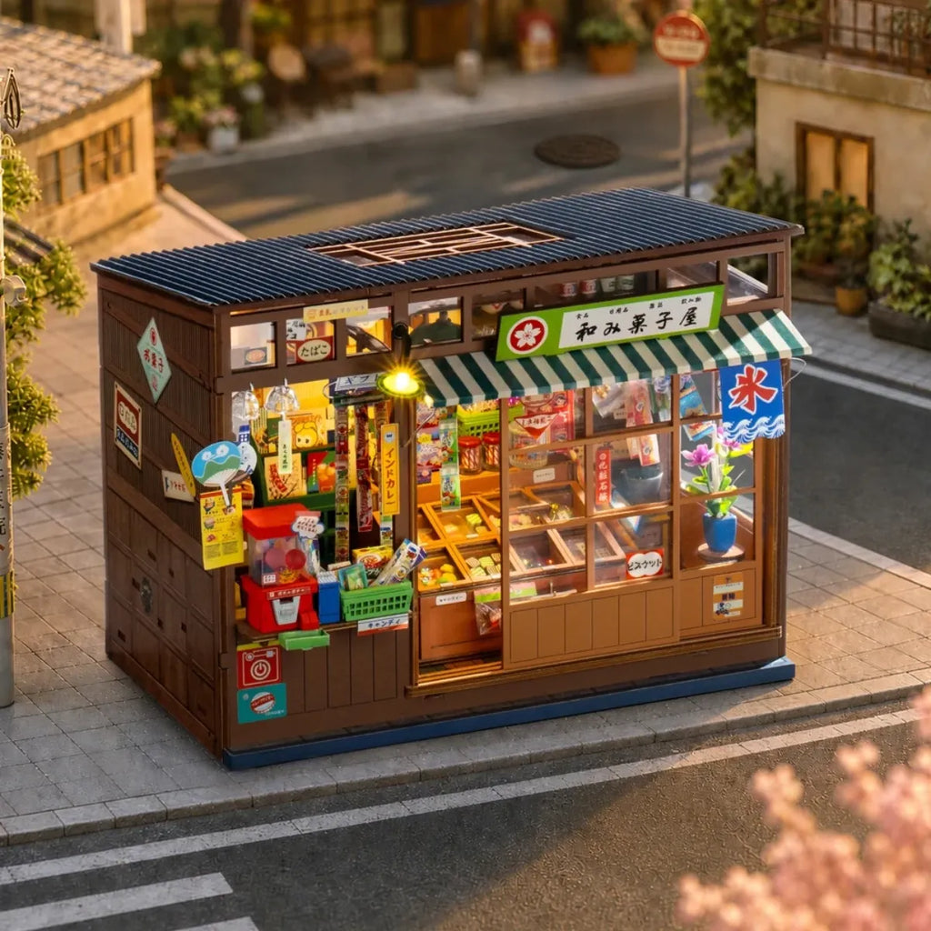 Nostalgic Corner Shop DIY Book Nook Kit