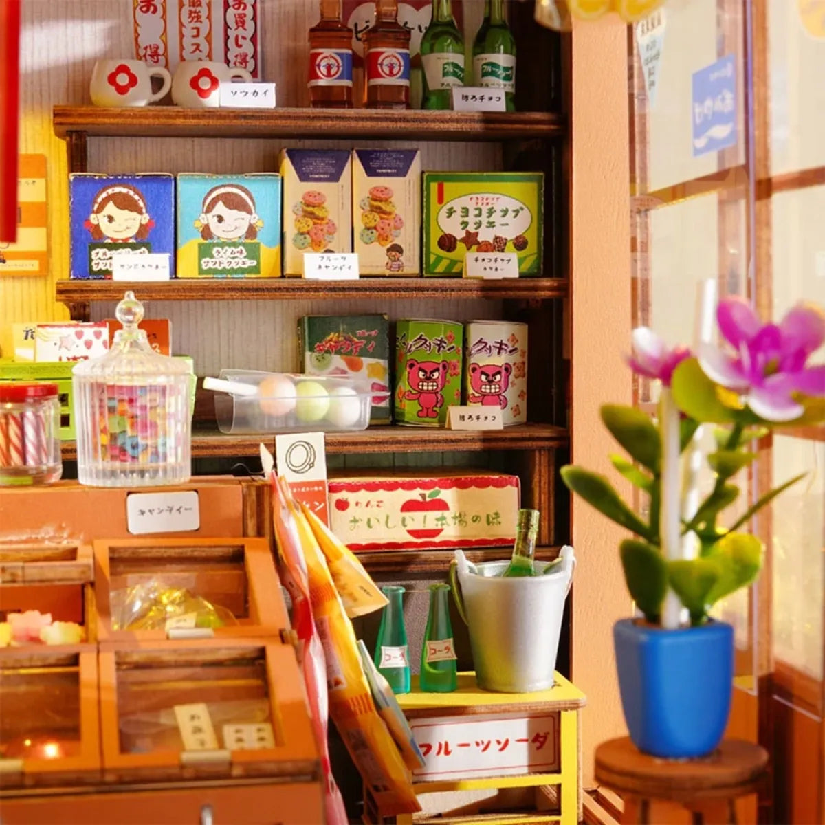 Nostalgic Corner Shop DIY Book Nook Kit
