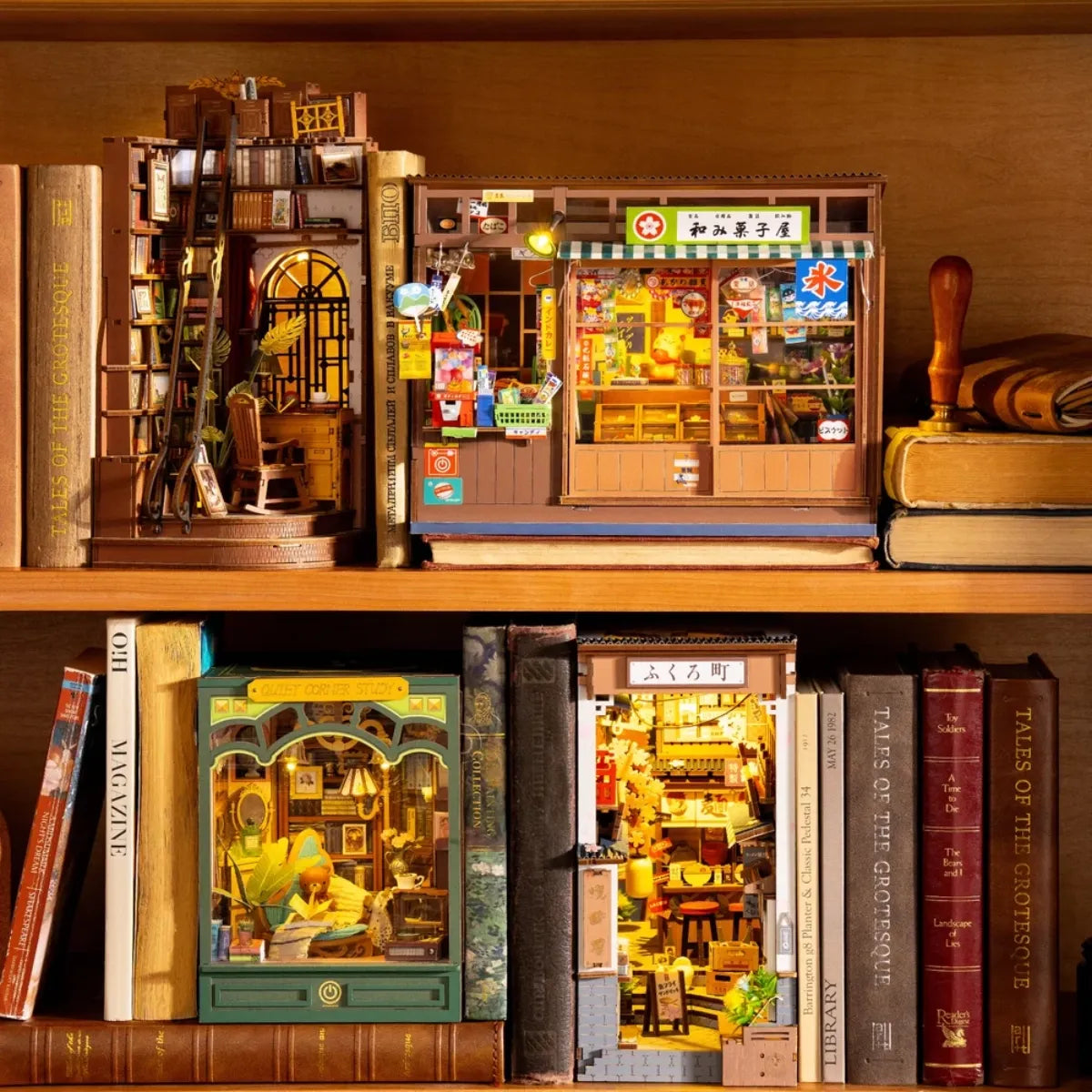 Nostalgic Corner Shop DIY Book Nook Kit