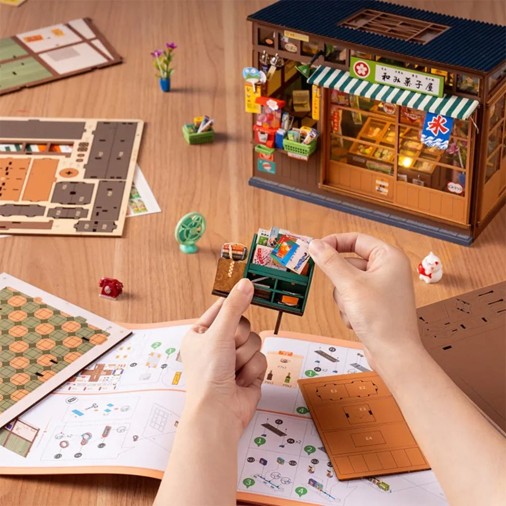 Nostalgic Corner Shop DIY Book Nook Kit