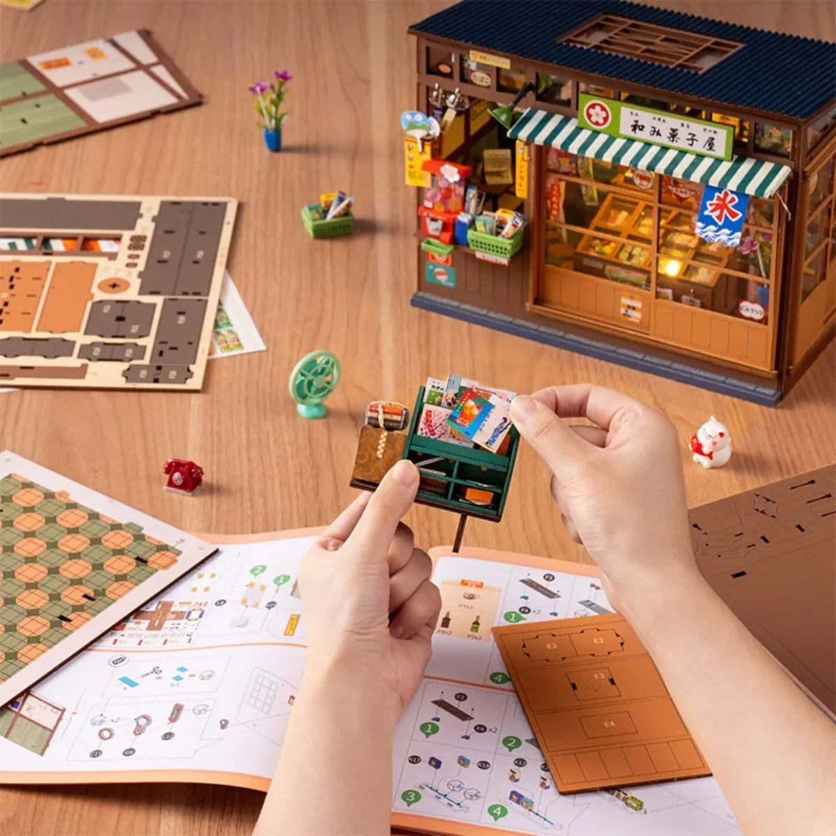 Nostalgic Corner Shop DIY Book Nook Kit